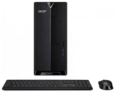 ПК Acer Aspire XC-830 Cel J4025 (2) 4Gb SSD128Gb UHDG 600 CR Windows 10 Home GbitEth 65W черный