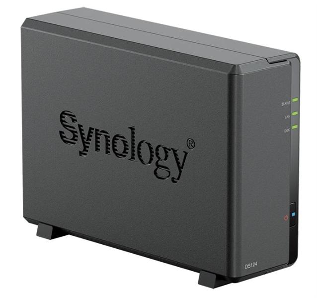 Сетевое хранилище NAS Synology DS124 1-bay настольный RTD1619B