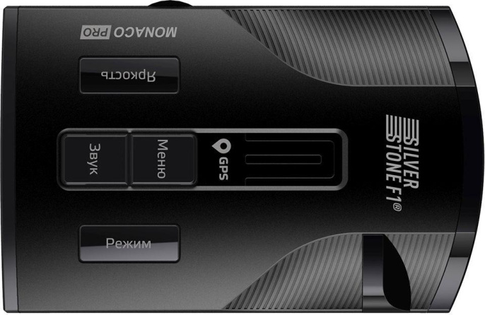 Радар-детектор Silverstone F1 MONACO PRO GPS приемник черный