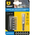 Набор бит с магнитным держателем (6 шт; T10-40) GRAFF 4605