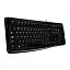 Клавиатура Logitech K120 |920-002506| черная, офисная, 104 клавиши, защита от воды, USB 1.5м, RTL