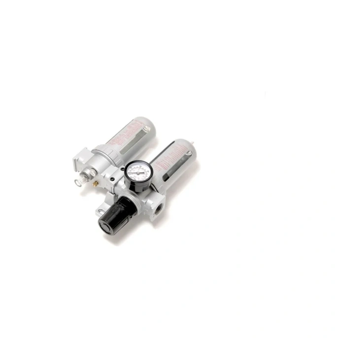Блок подготовки воздуха Rockforce 3/8" фильтр-регулятор+лубрикатор 10Мк, 1000 л/мин, 0-10bar, раб. температура 5-60 RF-AFRL803(47078)