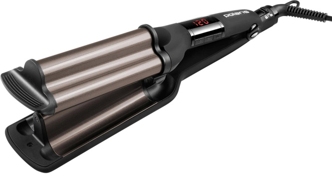 Щипцы Polaris PHS 5095TAi wave Argan Therapy PRO 80Вт черный макс.темп.:220С покрытие:турмалиновое PHS 5095TAI