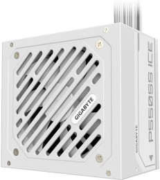 Блок питания GigaByte GP-P550SS 550W Ice (28200-P55SW-1EUR) (ATX 12V V3.0, 80Plus Silver (КПД 90%), 3.3V-20А, 5V-20А, 12V-45.8А, -12V-0.3А, 5Vsb-3А, 1x24pin, 1х4+4pin, 2х6+2pin, 5хSATA, 3x4Pin Peripheral, OVP/OPP/SCP/UVP/OCP/OTP, 120mm, FDB, 150×140×86мм)