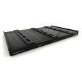 Полка стационарная Hyperline TSH3H-850-RAL9004 1U нагр.:100кг. 19" 850мм черный (упак.:1шт)