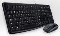 Комплект клавиатура+мышь Logitech MK120, USB, проводной, заводское нанесение кириллицы, черный [920-002561]