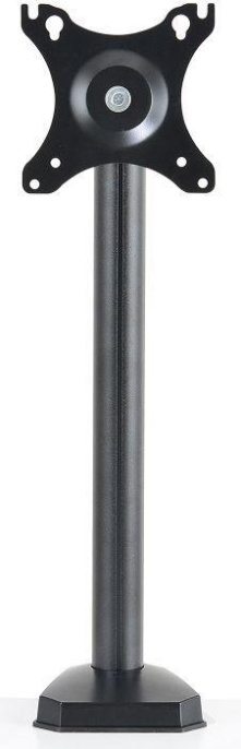 Кронштейн для мониторов ЖК Buro M3, до 27", до 9кг, крепление к столешнице, поворот и наклон, черный