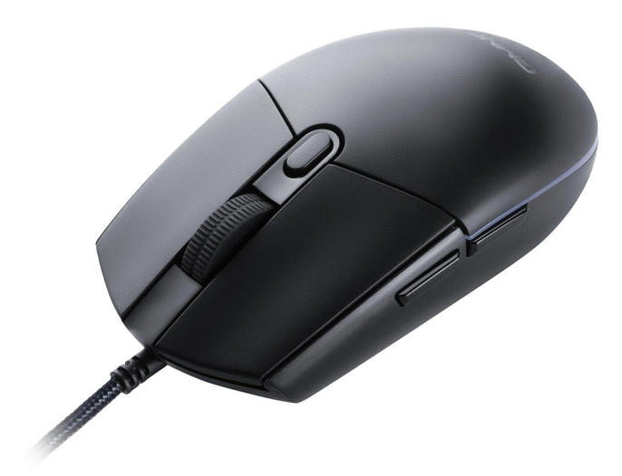 Мышь проводная GMNG XM002, игровая, оптическая, USB, 7200dpi, черный