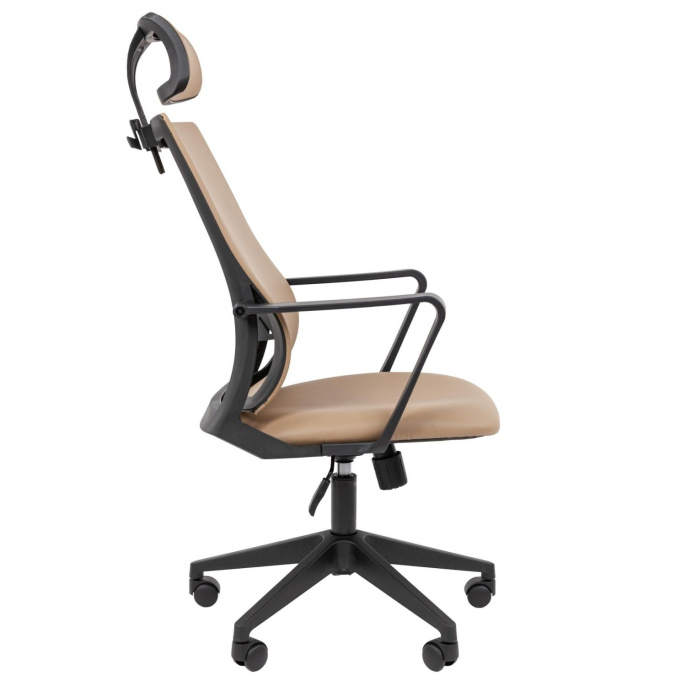 Офисное кресло Chairman 545 Россия экокожа коричневый 7198887