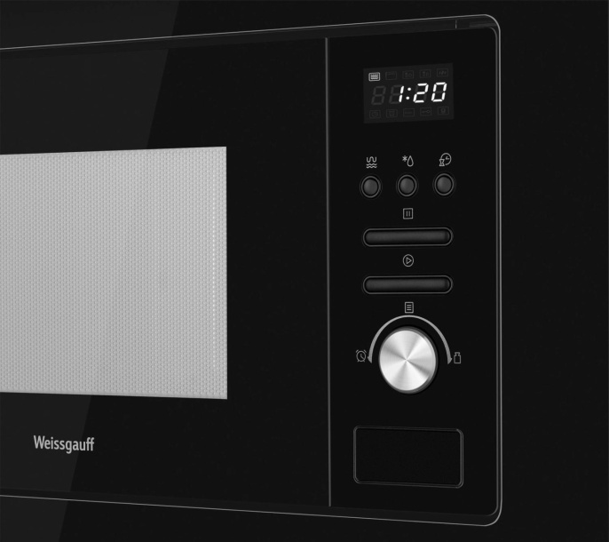 Микроволновая печь Weissgauff BMWO-206 20л. черный встраиваемая