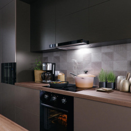 Вытяжка встраиваемая Lex Hogan G 600 черный управление: кулисные переключатели 1 мотор CHAT000111