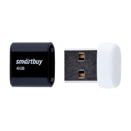 Smartbuy USB Drive 4GB LARA Black SB4GBLara-K