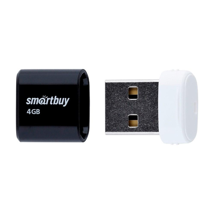 Smartbuy USB Drive 4GB LARA Black SB4GBLara-K