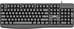 Клавиатура Acer OKW301, USB, мембранная,  черный [zl.kbdcc.01a]