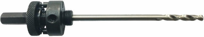 Хвостовик Milwaukee 4932472088 (для коронок HCS по пластику и гипсокартону диаметром 32-210 мм, центрирующее сверло, посадочный диаметр: 5/8"x18, хвостовик: шестигранный 11 мм Hex)