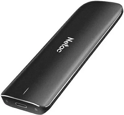 Внешний накопитель SSD USB3.2 Netac 250GB ZX (NT01ZX-250G-32BK) Black Type-C