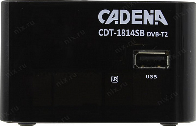 Проигрыватель CADENA CDT-1814SB (Full HD A/V Player HDMI RCA USB2.0 DVB-T2 ПДУ) 046/91/00049598