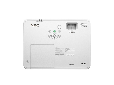NEC NP-ME383W(G) Проектор {3LCD 3800Lm WXGA 16000:1 1.2-2:1 VGAin 2xHDMI USB-b USB-A2.0 VGAout 3.5mm audioOut RJ45 RS232 16W 29/37дБ 3.2кг}