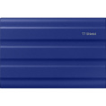 Внешний накопитель SSD Samsung External SSD T7 Shield, 2TB, Type C-to-C/A, USB 3.2 Gen2, R/W 1050/1000MB/s, IP65, 88x59x13mm, 98g, Blue 12 мес. (MU-PE2T0R/WW)
