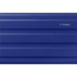 Внешний накопитель SSD Samsung External SSD T7 Shield, 2TB, Type C-to-C/A, USB 3.2 Gen2, R/W 1050/1000MB/s, IP65, 88x59x13mm, 98g, Blue 12 мес. (MU-PE2T0R/WW)