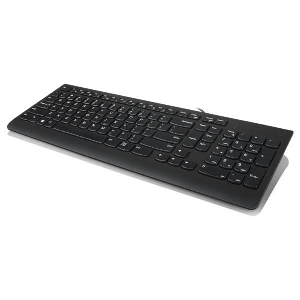 Клавиатура Lenovo 300, USB, мембранная,  черный [gx30m39684]