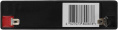 Аккумуляторная батарея 6V/1.2Ah Delta DT 6012 97/24/51(56), 0.29кг, 5лет, F1  4614010040026