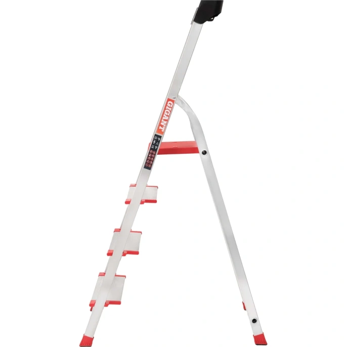 Стремянка Gigant анодированные боковины, 4 ступени, PROFI AAA-07