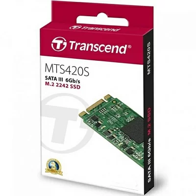 Твердотельный накопитель Transcend TS120GMTS420S 120GB, M.2 2242 SSD, SATA3, 3D TLC