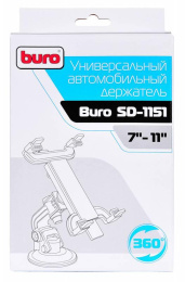 Автомобильный держатель Buro SD-1151, универсальный, черный