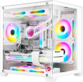 Корпус Bloody BD-CC105 белый без БП mATX 5x120mm 1xUSB2.0 1xUSB3.0 audio bott PSU BD-CC105-WH