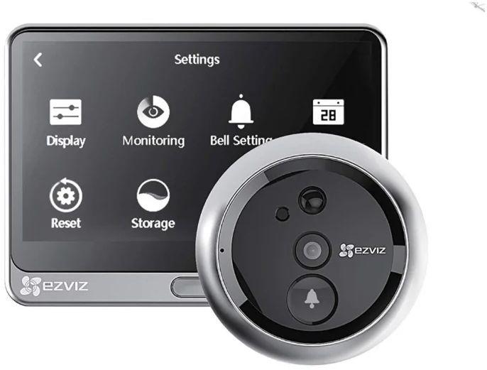 Видеодомофон Ezviz CS-DP2C-R100-6E2WPFB-GD золотистый (DP2C GOLD)