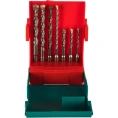 Набор буров по бетону SDS-plus Bionic Pro: 5, 6, 8x110 мм; 6, 8, 10, 12x160 мм Heller 16315