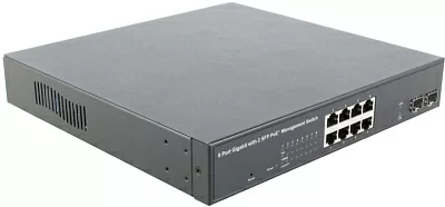 MultiCo EW-P5082IW Управляемый коммутатор (6UTP 1000Mbps PoE +2Combo 1000BASE-T/SFP)