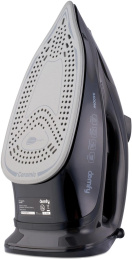 Утюг DOMFY DSB-EI603,  с паровым ударом,  2600Вт,  с автоотключением,  черный