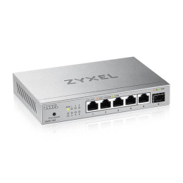 Коммутатор Zyxel XMG-105-ZZ0101F (L2) 5x2.5Гбит/с 1SFP+ неуправляемый