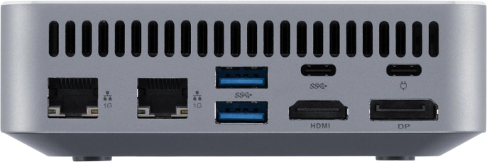 Неттоп IRU Tactio 515 i5 12450H 2 16Gb SSD512Gb Iris Xe без ОС 2xGbitEth WiFi BT 100W серый RUS 2195519