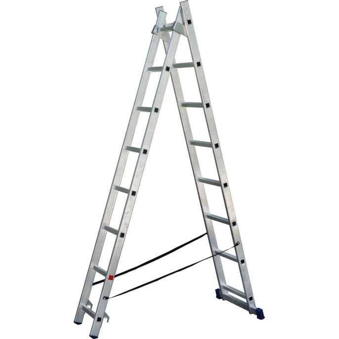 Двухсекционная алюминиевая лестница SMARTY 2x8 SN011-208