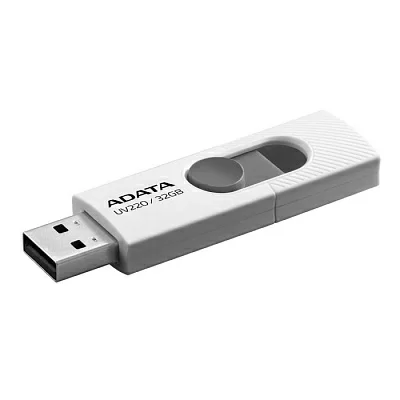 Флеш Диск A-Data 32Gb UV220 AUV220-32G-RWHGY USB2.0 белый/серый
