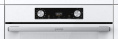 Духовой шкаф электрический Gorenje BOS6737E06WG, 77л, дверца с 2 стеклами, белый/нержавеющая сталь