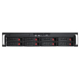 Серверная платформа ExeGate Pro 2U550-HS08 RM 19", высота 2U, глубина 550, Redundant БП 2x550W, 8xHotSwap, 2xUSB EX292412RUS