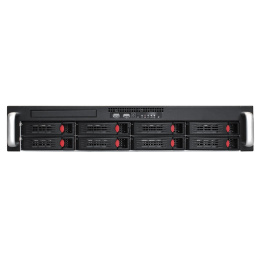 Серверная платформа ExeGate Pro 2U550-HS08 RM 19", высота 2U, глубина 550, Redundant БП 2x550W, 8xHotSwap, 2xUSB EX292412RUS