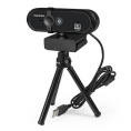 Веб-камера ExeGate Stream HD-4000 4K UHD AF T-Tripod 8Мп, 3840x2160, 30fps, H.264, автоматический фокус, защитная шторка, телескопический штатив Tripod Tele Ball, 4-линзовый объектив стекло , стерео микрофон с шумоподавлением, универсальное крепление, U