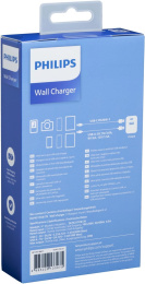 Сетевое зар./устр. Philips DLP4317 20W 0.8A PD USB/USB Type-C универсальное черный DLP4317CB/70