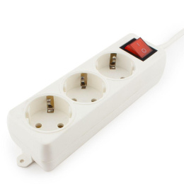 Удлинитель Гарнизон ELB-G3-W-5 3 евророзетки с выключателем и заземлением, допустимый ток 16А, длина 5м. 050753