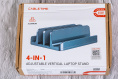 Вертикальная подставка CABLETIME CS14G (CT-VLP02-AG) для ноутбука, серый