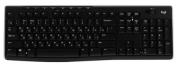 Клавиатура Logitech Wireless Keyboard K270, Black, CN, Rus/Eng [920-003757] нет русской раскладки
