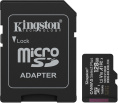 Карта памяти Kingston SDCS3/128GB  SecureDigital Micro 128GB microSDXC Canvas Select Plus Gen3 150MB/s A1 Card + Adapter (Full HD Video)