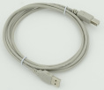Кабель USB A m USB B m 1.8м 218998 серый