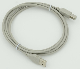 Кабель USB A m USB B m 1.8м 218998 серый