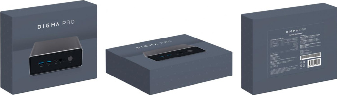 Неттоп DIGMA PRO Minimax U1 Intel Core i5 1335U,  DDR4 16ГБ, 512ГБ SSD, Intel Iris Xe,  Windows 11 Pro,  темно-серый и черный [dpp5-adxw03]